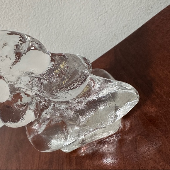 ENERYDA Sweden Clear Art Glass Christmas Tree Tealight Votive Candle Holder - Picture 3 of 7